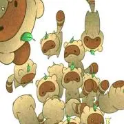豆タヌキの画像