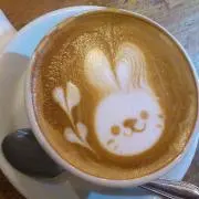 うさぎラテの画像