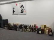 お酒コレクション整理中の画像