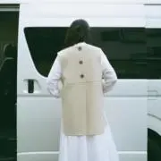 未使用 FAbRICA フィット&フレア Aライン ロング チェスター コート green label relaxing（グリーンレーベルリラクシング）の「FAbRICA