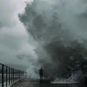 波の画像