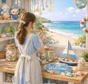 海辺の雑貨屋さんの画像