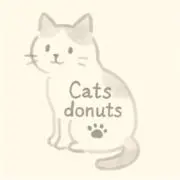 ⭐︎Cats donuts⭐︎の画像
