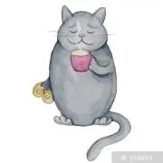 ハッピー猫の画像