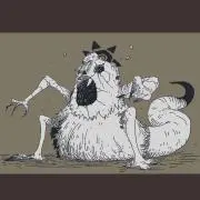 長い犬の画像