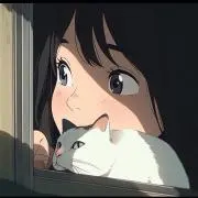 白 猫 。の画像