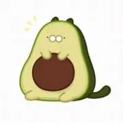 アボカド猫ちゃんの画像