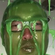 緑面症の画像