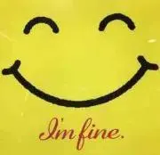 I’m fine!の画像