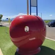 りんごあめの画像