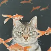 金魚と猫[プロフをご確認下さいませ！]の画像