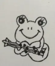 弾きガエル