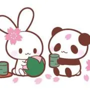 パンダ´●.̫●` ウサギの画像