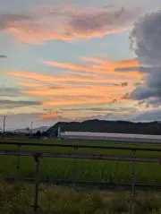 秋の夕やけ【プロフ一読】の画像