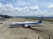 飛行機雲の画像