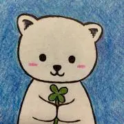 四葉のシロクマ✌️ Ⓜ️の画像