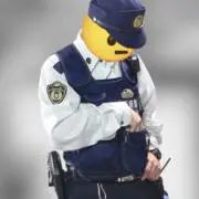 コ*ス様 【劇用・撮影用・コスプレ用】制服警察官の活動帽（レプリカ