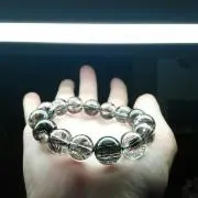 よっともくん様分☆二酸化チタンリアルブラックルチルクォーツ 偽物だ