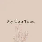 my own time.の画像