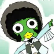 アフロな河童