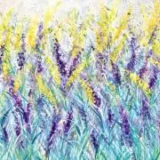 こもれび＊大きめ12号キャンバス 絵画 原画 自然 森 新緑 テクスチャー