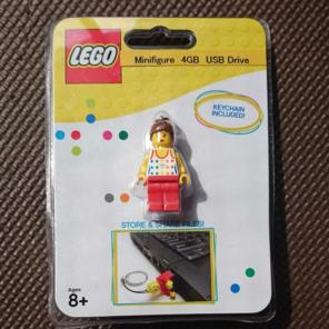 Lego 4GB USB Flash Memory Drive Girl
